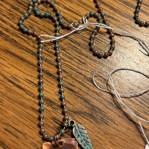 This necklace is hand crafted by me! Lots of love inspired by life - Picture 3 of 3